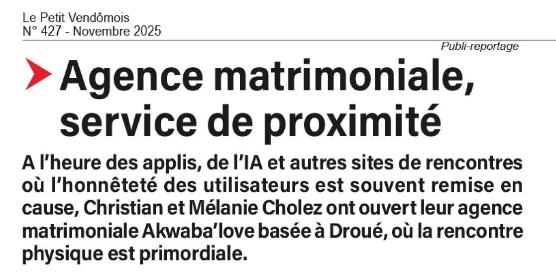 Agence matrimoniale de proximité